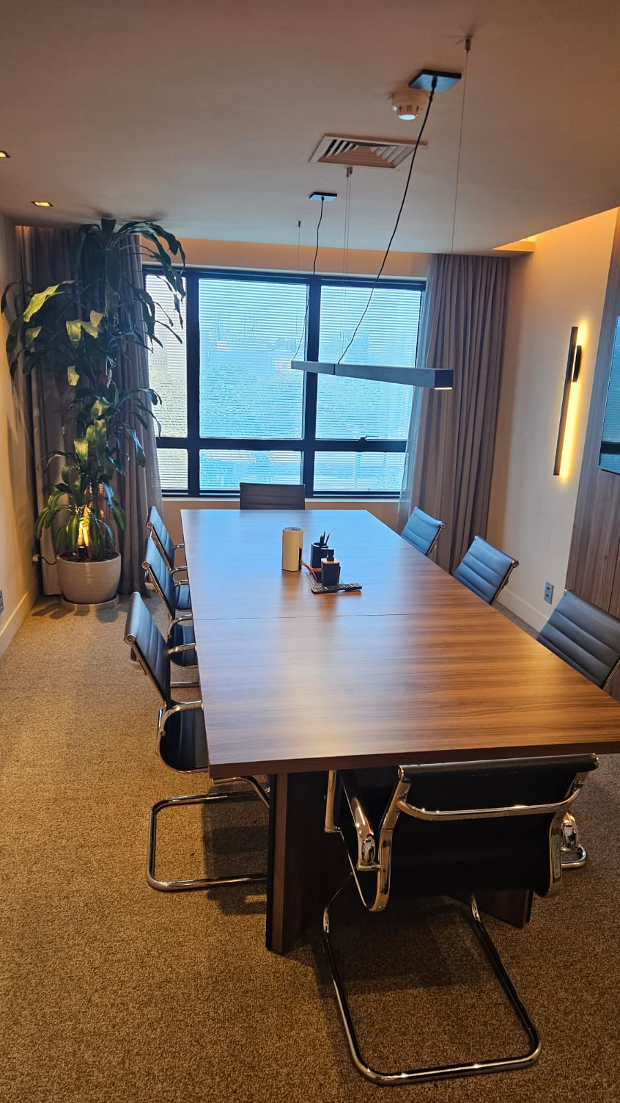 Sala de reuniões do escritório